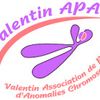 Logo of the association Valentin APAC Association de Porteurs d'Anomalies Chromosomiques