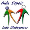 Logo of the association Aide Espoir Inde Madagascar