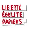 Logo of the association LIBERTE EGALITE PAPIERS