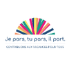 Logo of the association Je pars Tu pars Il part