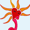 Logo of the association le tournesol rose