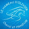 Logo of the association Le Hameau d'Olivier Cheval et Handicap