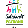 Logo of the association Solidarité Paysans Loire 