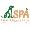 Logo of the association societe protectrice des animaux de saint etienne et du département de la loire