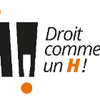 Logo of the association Droit comme un H !