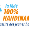 Logo of the association 100 % Handinamique pour la réussite des jeunes handicapés