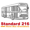 Logo of the association Standard 216 - Histo Bus Grenoblois