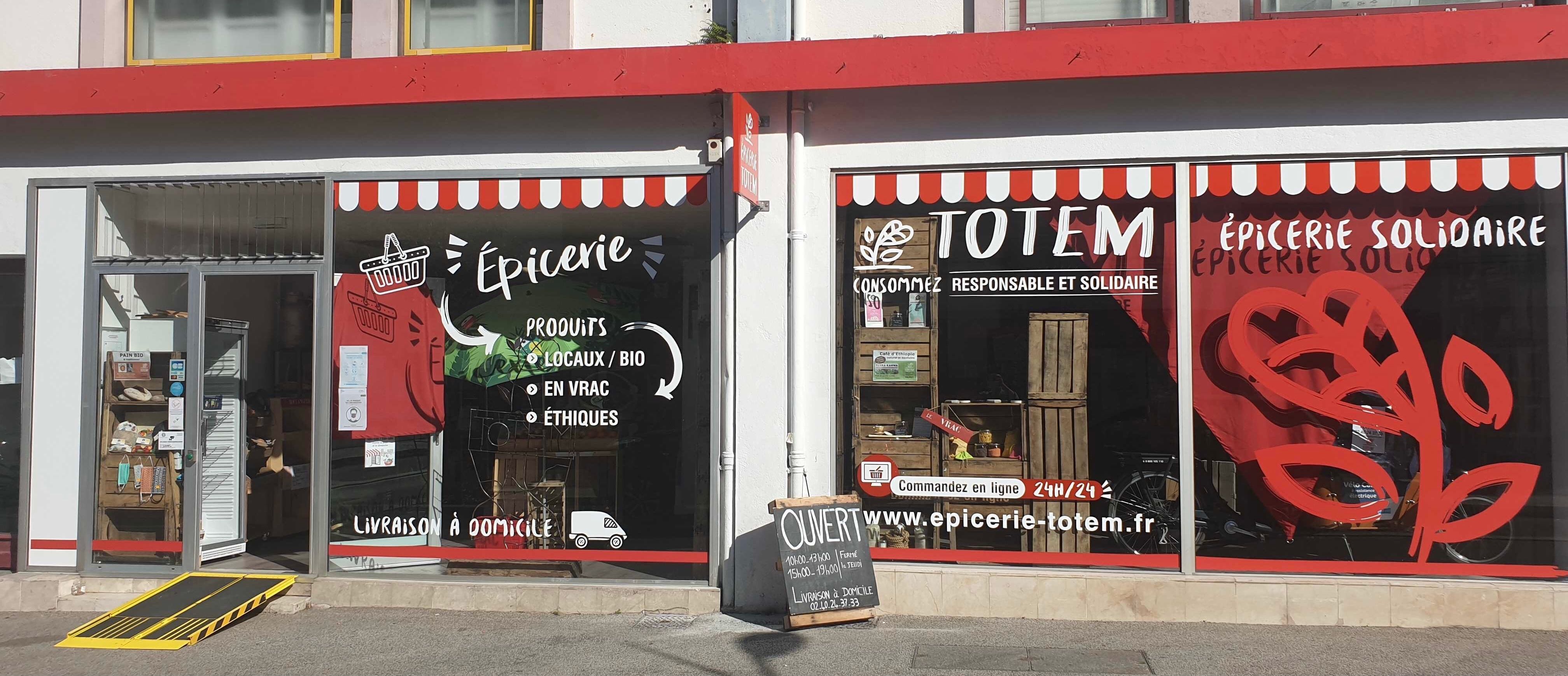 Association TOTEM. L'épicerie solidaire ouvre ses portes - Saint