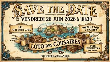 "LOTO DES CORSAIRES DU FORT SAINT LOUIS" par Amicale du Fort Saint Louis