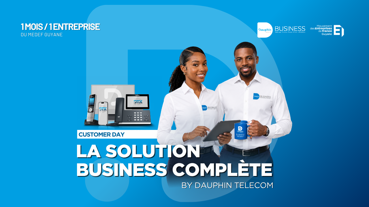 Logo 1 MOIS / 1 ENTREPRISE - DAUPHIN TELECOM