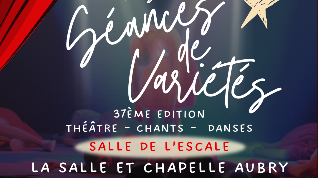 Bannière 37ème Séances de Variétés - Dimanche 2 Mars