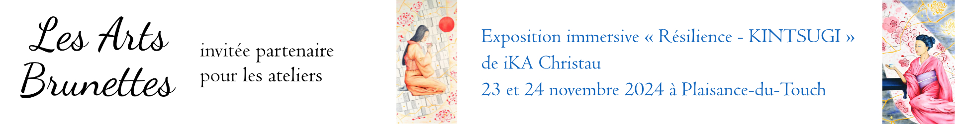 Ateliers Kintsugi et Sashiko - Exposition Résilience