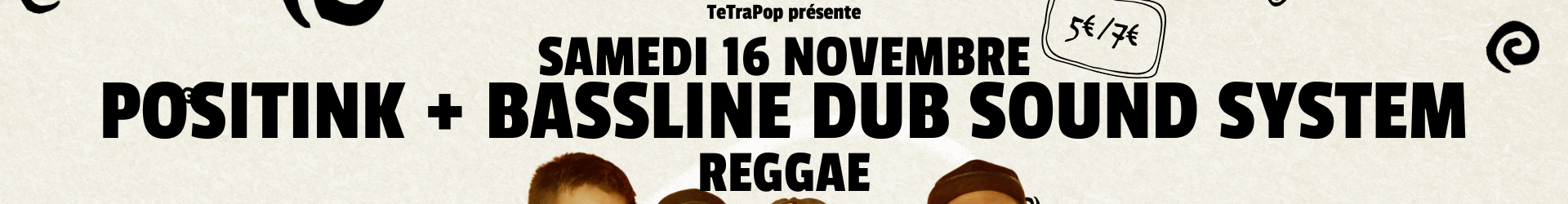 PositinK et BasslineDub sound system au Café de La Poèterie [concert Reggae]