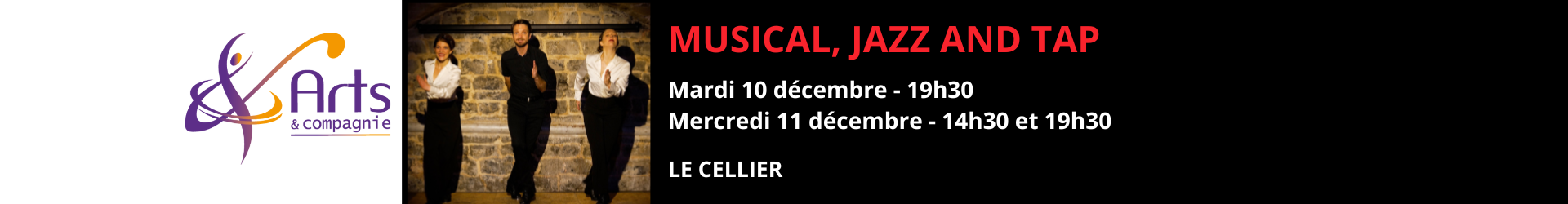 Musical, Jazz and Tap - 10 décembre à 19h30