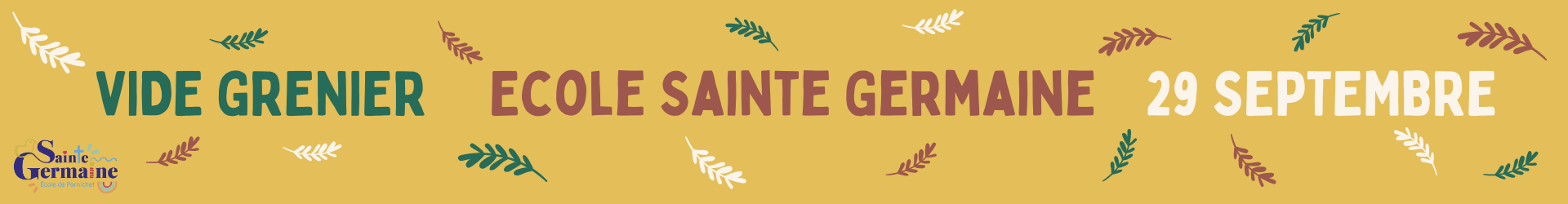 VIDE GRENIER 2024 ECOLE SAINTE GERMAINE