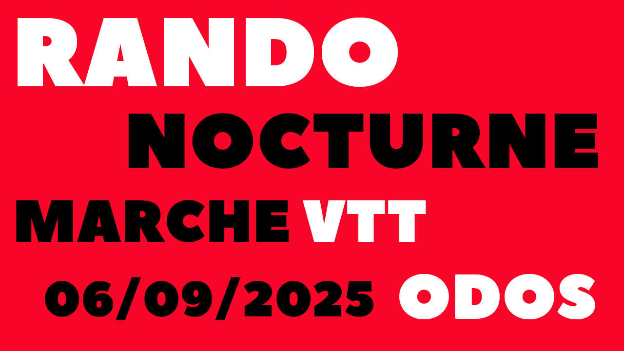 Bannière Randonnée Nocturne 2025