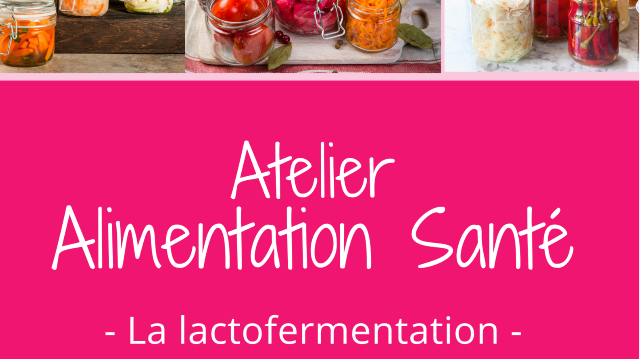 Atelier Alimentation Santé : La Lactofermentation