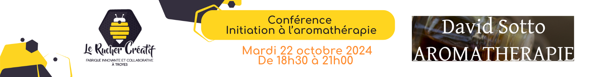 Conférence sur l'Initiation à l'aromathérapie