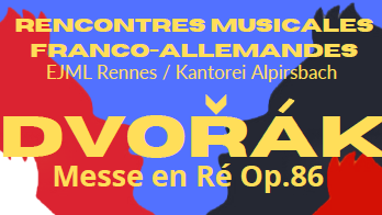Ejml dvorak "messe en ré" - concert franco allemand - 10 juin 2023