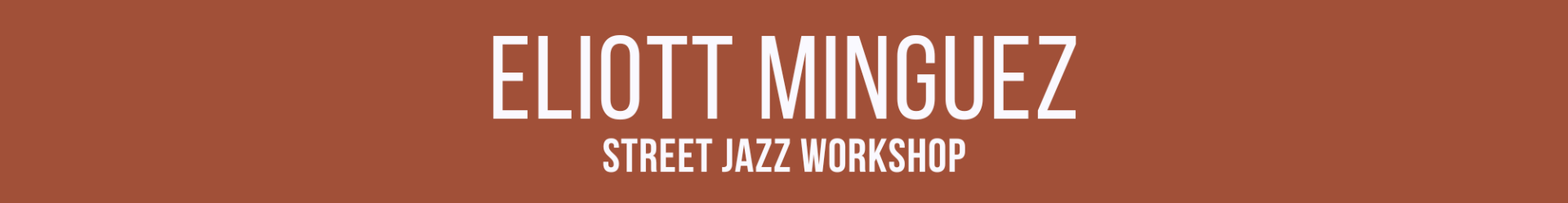 Workshop Eliott Minguez Street Jazz - 01/12