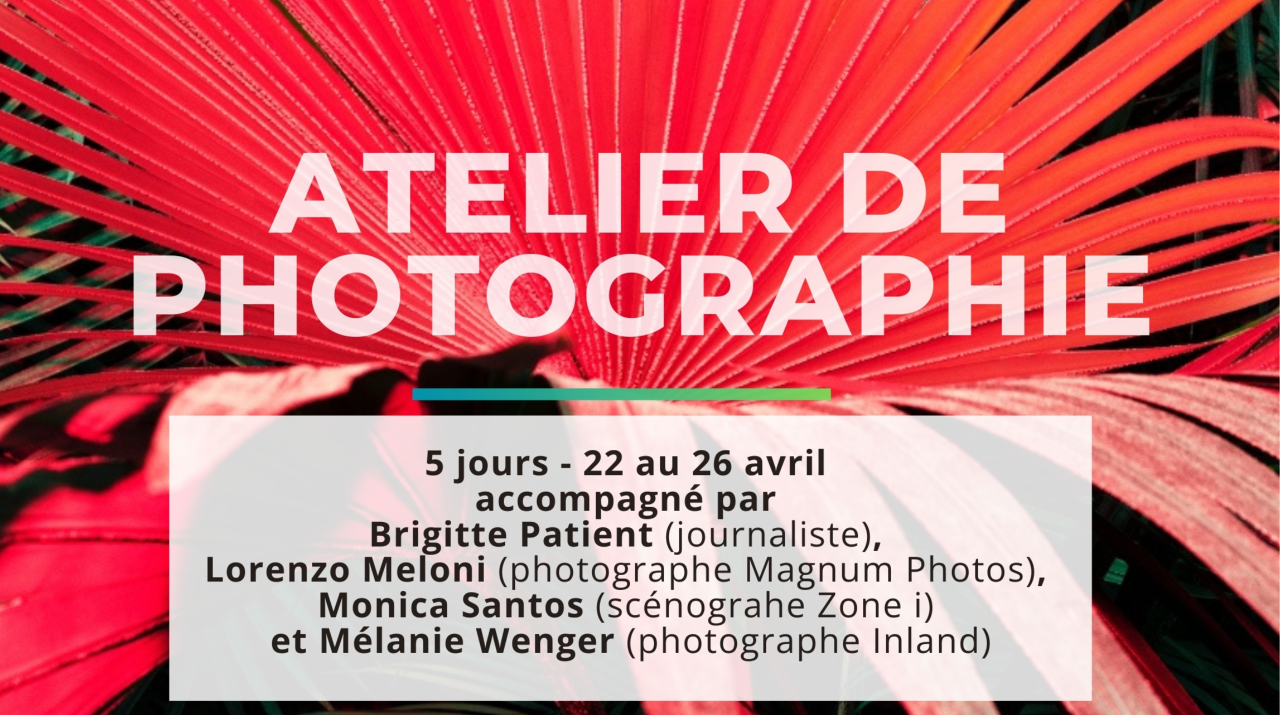 Bannière Atelier "4 regards sur le parcours d'un photographe"
