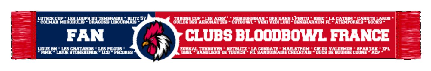 Echarpes fan des clubs de Bloodbowl Français France2-1c0034927a06410ab2389979f95eb9c9