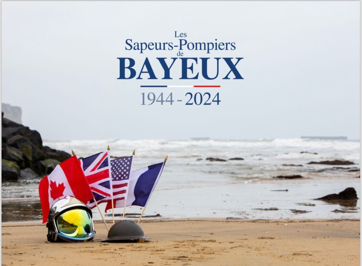 Calendrier 2024 Pompiers BAYEUX ( Elu plus beau calendrier de FRANCE 2024 )