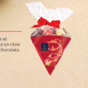 Leonidas - Sac de 18 boules de Noël en chocolat assorties