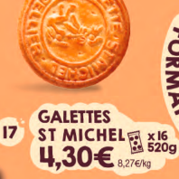 Galette géante St Michel