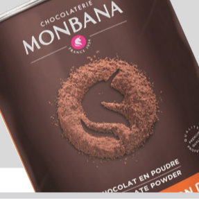 Chocolat en poudre aromatisé orange 250 g Monbana
