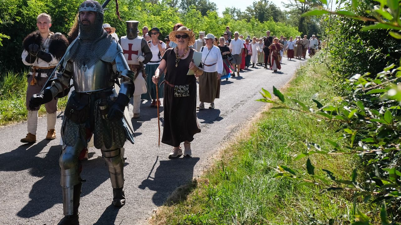 Bannière BALADE MEDIEVALE DU MARDI 5 AOÛT 2025 