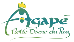 Le nouveau logo de l'association Agapè Notre-Dame du Puy